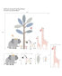 Jazzy Jungle Elephant/Zebra/Giraffe/Tree Wall Decals/Stickers