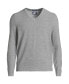 Men's Long Sleeve Washable Merino Wool V Neck Sweater