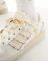 Фото #4 товара adidas Originals Forum Low CL trainers in off white and beige