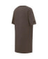 ფოტო #2 პროდუქტის Women's Brown Los Angeles Dodgers Neutral T-Shirt Dress