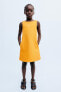 Фото #9 товара Платье true neutrals из смеси хлопка и льна ZARA