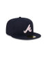 Фото #3 товара Men's Navy Atlanta Braves 2024 Mother's Day On-Field 59FIFTY Fitted Hat