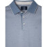 HACKETT Fil A Fil Stripe short sleeve polo