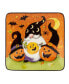 Halloween Gnomes Canape Plate Square Set, 4 Pieces