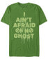 Фото #1 товара Men's Ain'T Afraid of No Ghost Slime Text Short Sleeve T- shirt