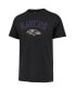 Фото #3 товара Men's Black Baltimore Ravens All Arch Franklin T-shirt