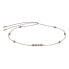 Фото #2 товара HE28K3RG-GY beaded cord necklace