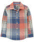 Toddler Plaid Button-Front Shirt 2T