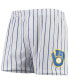 Фото #1 товара Men's White Milwaukee Brewers Vigor Boxer Shorts