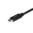 Фото #4 товара Right-Angle USB-C Cable - M/M - 1 m (3 ft.) - USB 2.0 - 1 m - USB C - USB C - USB 2.0 - 480 Mbit/s - Black