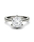 ფოტო #3 პროდუქტის Moissanite Solitaire Engagement Ring 1-9/10 ct. t.w. Diamond Equivalent in 14k White, Yellow or Rose Gold