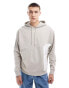 Фото #1 товара ASOS DESIGN oversized hoodie with nylon pocket in beige