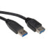 Фото #4 товара ROLINE USB 3.0 Cable - A - A - M/F 1.8 m - 1.8 m - USB A - USB A - USB 3.2 Gen 1 (3.1 Gen 1) - Male/Female - Black