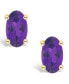 ფოტო #3 პროდუქტის Amethyst (1/2 ct. t.w.) Stud Earrings in 14K White Gold or 14K Yellow Gold