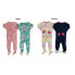 Фото #2 товара Member's Mark Baby Girl's Snug Fit 2-Pack Favorite Footed Pajamas