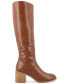 Фото #2 товара Women's Romilly Tru Comfort Foam Wide Width Wide Calf Stacked Block Heel Round Toe Boots