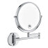 Фото #2 товара 8 Inch LED Wall Mount Two-Sided Magnifying Makeup Vanity Mirror