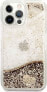 Guess Etui Guess do iPhone 14 Pro Max 6,7" złoty/gold hardcase Glitter Charms