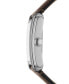 Фото #2 товара Наручные часы Stuhrling Legacy Black Leather, White Dial, 44mm Round Watch.