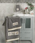 Фото #3 товара Textiles Turkish Cotton Belinda Embellished Fingertip Towel Set, 2 Piece