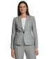 ფოტო #1 პროდუქტის Women's Striped Single-Button Blazer