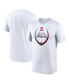 Men's White New England Patriots Icon Legend Performance T-shirt