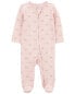 Baby Rainbow Zip-Up PurelySoft Sleep & Play Pajamas Preemie (Up to 6lbs)