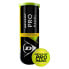 DUNLOP Pro Padel Balls Желтый, 3 Balls - фото #2