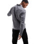 Фото #3 товара New Look textured overshirt in mid-grey