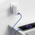 Kabel przewód do szybkiego ładowania i transferu danych USB - USB-C 100W 1.2m niebieski