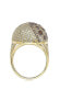 ფოტო #2 პროდუქტის Suzy Levian Sterling Silver Cubic Zirconia Pave Dome Cluster Ring