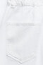 Фото #8 товара Джинсы багги высокой посадки с запахом бумажной бумаги ZARA Z1975