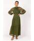 Women's Julip Sheer Long Sleeve Maxi Dress