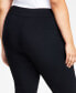 Фото #7 товара Plus Size Tummy-Control Pull-On Skinny Pants, Created for Macy's