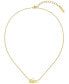 Фото #2 товара Lacoste gold Tone Crocodile Necklace