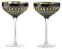 Фото #1 товара Бокалы и стаканы ARTLAND Набор из 2 чашек Cubic Champagner
