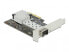 Фото #1 товара Delock PCI Express x4 Card to 1 x SFP+ slot 10 Gigabit LAN - PCIe - PCIe,SFP+ - Low-profile - PCIe 3.0 - Stainless steel - PC