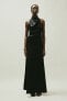 Фото #1 товара Silk-blend Halterneck Dress