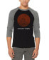 Фото #1 товара Men's Occupy Mars Raglan Baseball Word Art T-shirt