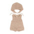 Фото #2 товара Кукла для девочек MINILAND Knitted Outfit 38 cm Romper & Bonnet clothing set