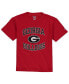 ფოტო #1 პროდუქტის Big Boys Red Georgia Bulldogs Circling Team Jersey T-shirt