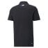 Puma Bmw Team Short Sleeve Polo Shirt Mens Black Athletic Casual 763323-01