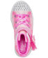 Фото #3 товара Toddler Girl's Twinkle Toes: Twinkle Sparks - Ombre Dazzle High Top Light-Up Stay-Put Casual Sneakers from Finish Line