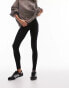 Topshop basic ankle legging in black