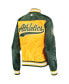 Фото #5 товара Куртка-свитшот Starter женская "Легенда" Oakland Athletics Золотая