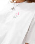 Converse star chevron flower t-shirt in white 2XL - фото #4