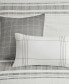 Фото #7 товара Morgan Jacquard Cotton 5-Pc. Duvet Cover Set, Full/Queen