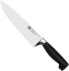 Фото #3 товара Zwilling 30071-201-0 Twin Four Star II Kochmesser, Rostfreier Spezialstahl, Zwilling Sonderschmelze, Kunststoff, Edelstahlapplikation, 200 mm, schwarz