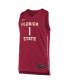 Men's and Women's #1 Garnet Florida State Seminoles Replica Basketball Jersey
