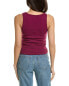 Chaser Rpet Vintage Rib Scoop Tank Women's Purple M